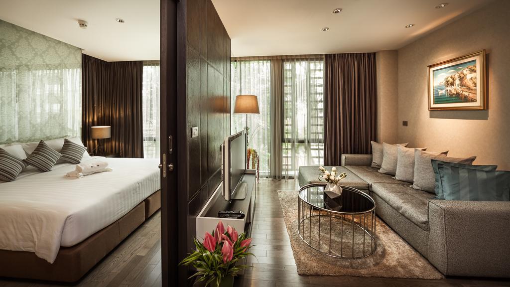 Arcadia Residence Ploenchit By Compass Hospitality Bangkok Zimmer foto