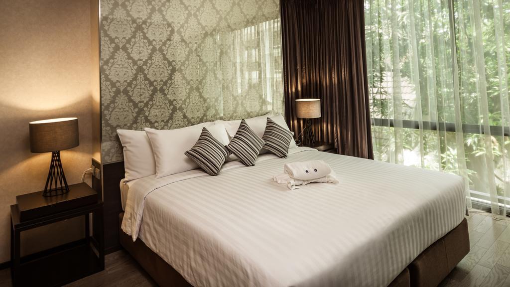 Arcadia Residence Ploenchit By Compass Hospitality Bangkok Zimmer foto